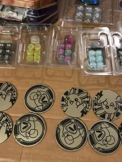 Pokemon Lot Of Coins Dice Tin As Pictured - Image 4