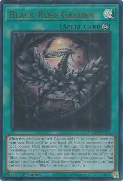 Black Rose Garden-Ultra Rare - 1st Edition - DOOD-EN055 - Doom of Dimensions ... - Image 1