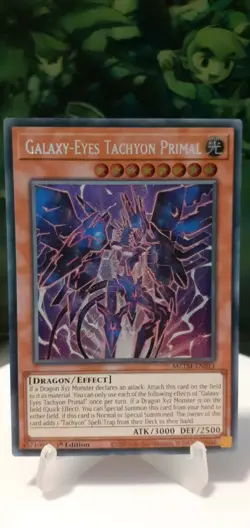 Galaxy-Eyes Tachyon Primal SECRET RARE 1st Ed VLP MZTM-EN011 - Image 1