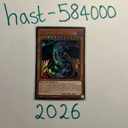 YuGiOh TCG - Rainbow Dark Dragon BLRR EN054 - Ultra Rare - 1st Edition - NM - Image 1