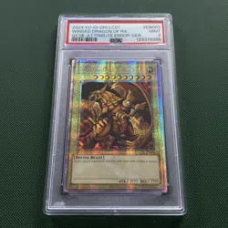 Yu-Gi-Oh! | Slifer The Sky Dragon | PSA 9 Quarter Century Secret Rare LC01-EN002 - Image 1