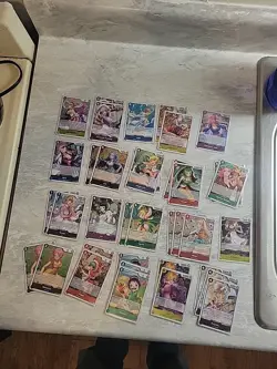 One Piece Heroines Edition Bulk Rare Lot, 37 Cards. - Image 1