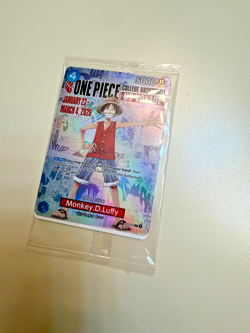SEALED Monkey.D.Luffy (055) (College Basketball US Voyage) P-055 One Piece Promo - Image 4