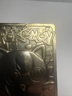 2X Pokemon 23K Gold Plated Card 1999 Burger King (Togepi And Jigglypuff) ROUGH - Image 4