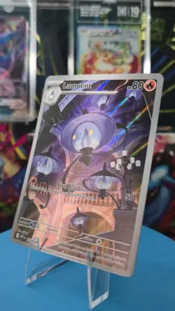 Pokemon Lampent 102/086 Holo Illustration Rare SV: White Flare Card 2025 - Image 1