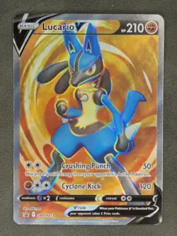 Lucario V - SWSH213 Pokemon TCG Promo SWSH: Sword & Shield Promo Cards Near Mint - Image 1