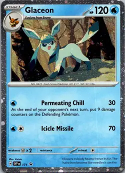 Glaceon - (Cosmos Holo) Promo SV: Scarlet & Violet Promo Cards 171 NM - Image 1