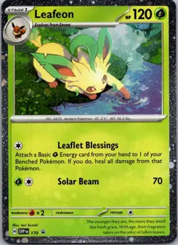 Leafeon - (Cosmos Holo) Promo SV: Scarlet & Violet Promo Cards 170 NM - Image 1
