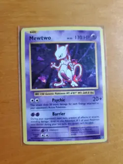Mewtwo 51/108 XY Evolutions Deck Exclusive Rare Cracked Ice Holo Pokemon Card - Image 1