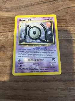 Unown N Neo Discovery #50/75 Vintage Pokemon Card TCG 2001 - Image 1