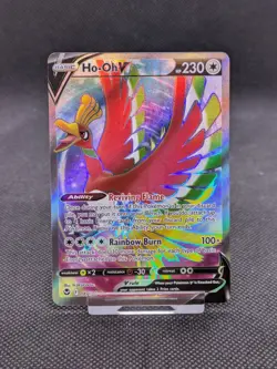 Pokemon Ho-Oh V Full Art Silver Tempest Card 187/195 MINT! - Image 1