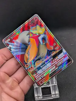 Entei GX 71/73 Shining Legends Full Art Ultra Rare Holo Pokemon Card - Image 3