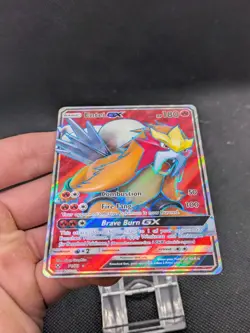 Entei GX 71/73 Shining Legends Full Art Ultra Rare Holo Pokemon Card - Image 4
