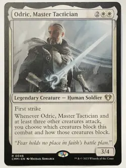 MTG TCG - Odric, Master Tactician 0046 Commander Masters - NM Free Shipping $5+ - Image 1