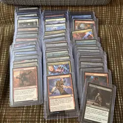 bulk lot of 100 magic cards Unsorted All In Top Loaders - Image 3