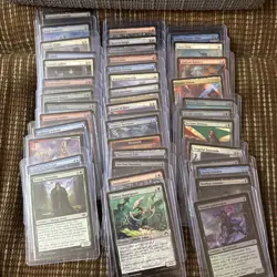 bulk lot of 100 magic cards Unsorted All In Top Loaders - Image 4