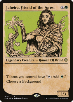 Jaheira, Friend of the Forest (FOIL) x1 - MTG CLB #409 - Image 1