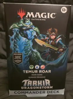 Magic the gathering Tarkir Dragonstorm Temur Roar Commander Deck - Image 1