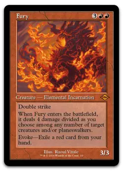 Fury (Retro Frame) #10 (NM) Modern Horizons 2 MH2 Magic MTG - Image 1