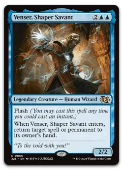 Venser, Shaper Savant (Anime) #66 (NM) Foundations Jumpstart J25 Magic MTG - Image 1