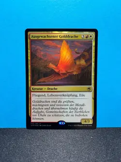FOIL Ausgewachsener Golddrache / Adult Gold Dragon - MTG Magic - Image 1