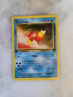 Pokemon TCG Magikarp 1st Edition Team Rocket LP 47/82 - Image 1