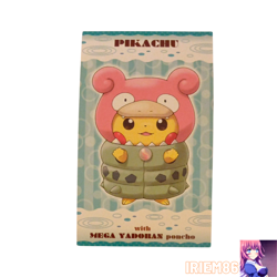 Mega Slowbro Pikachu in a Poncho Promo Japanese MP VintageCard Rare Pokemon TCG - Image 1