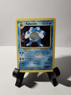Pokemon Base Set Poliwrath Holo 13/102 Unlimited Vintage - Image 1