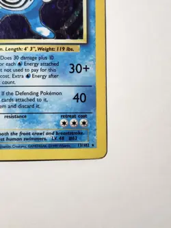 Pokemon Base Set Poliwrath Holo 13/102 Unlimited Vintage - Image 5