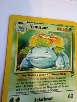 Pokemon TCG Venusaur #18 [LP+] Base Set 2 Vintage Holo Rare - Image 4