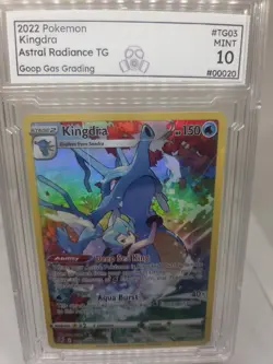 Kingdra TG03/TG30 Astral Radiance Trainer Gallery Holo Rare Pokemon Card Graded - Image 1