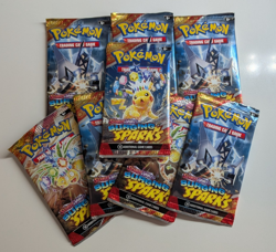x8 Pokemon TCG: Surging Sparks Booster Packs | Random Artwork NEW ✅ SEALED ✅ - Image 1