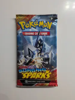 x8 Pokemon TCG: Surging Sparks Booster Packs | Random Artwork NEW ✅ SEALED ✅ - Image 4