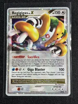 Regigigas Lv. X Pokemon TCG Black Star Promo DP30 MP - Image 1