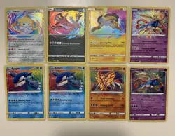 Pokemon TCG Sword & Shield Amazing Rare Lot x8 Jirachi Kyogre Raikou Yveltal NM - Image 1