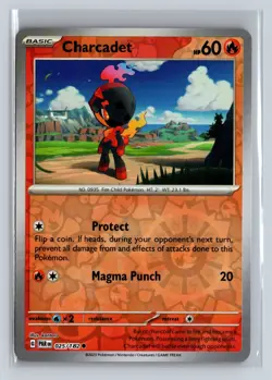 Pokemon - Charcadet - 025/182 - Paradox Rift - Reverse Holo - NM - Image 1