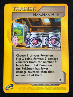 Pokemon Moo-Moo Milk 155/165 Common (LP) - Image 1