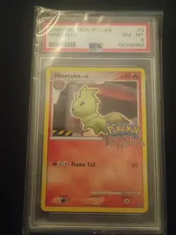 Pokemon Ninetales Rumble #3 PSA 8 - Image 1