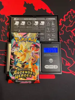 VERY HEAVY! GOD PACKUUU 22.59g Ascended Heroes Pokemon TCG Booster (SEALED) - Image 1