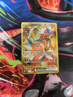 Pokemon TCG Koraidon ex Scarlet & Violet Base Set 254/198 Holo Gold Hyper Rare - Image 1