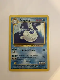 Dewgong Shadowless 25/102 NM Near Mint Base Set Non-Holo Pokemon 1999 WOTC - Image 1