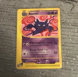 Pokemon Haunter 80/165 Expedition Base Set 70 HP Stage 1 English 2002 Regular - Image 1