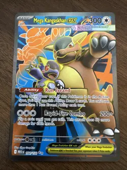 Pokemon Mega Kangaskhan ex 164/132 Me01: Mega Evolution Ultra Rare Holo - Image 1