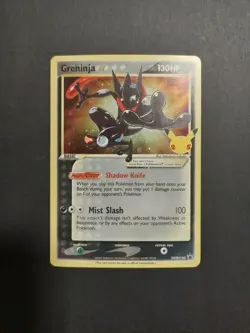 Pokemon TCG Greninja Gold Star SWSH144 Black Star Promo Celebration ETB NM/LP - Image 1