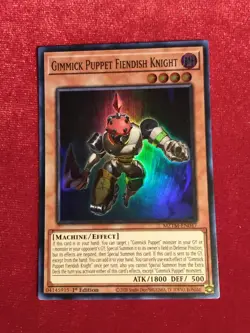 Gimmick Puppet Fiendish Knight - MZTM-EN047 - Super Rare - 1st Ed - Yu-Gi-Oh! - Image 1
