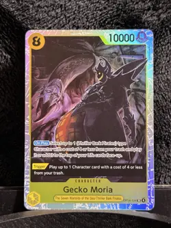 Gecko Moria - OP14-104 OP14-104 The Azure Sea's Seven Foil - Image 1