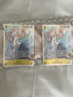 Bandai One Piece CCG Nami EB03-053 Secret Rare - Image 1
