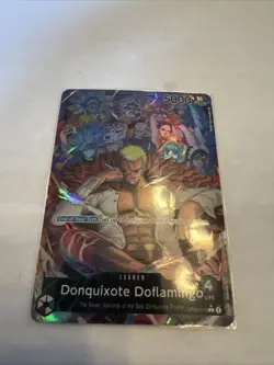 Donquixote Doflamingo Alt Art Kingdoms of Intrigue OP04-019 One Piece English - Image 1