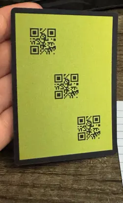 2026 Disney Lorcana Discard Error QR Code Card FOILED!!! Winterspell - Image 2