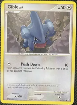 Gible 85/123 Mysterious Treasures Regular Pokemon Card - Image 1
